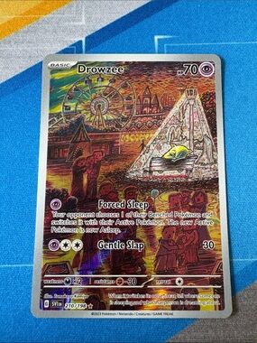 DROWZEE 210/198 ILLUSTRATION RARE SCARLET & VIOLET POKEMON NM